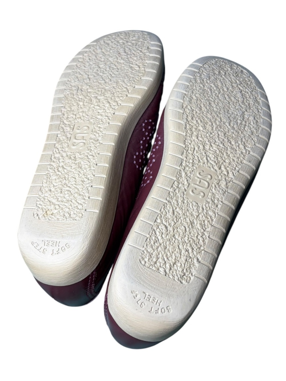 SAS Women’s Vintage Hand-sewn Wine Red Slip On Penny Loafers (SEE DESCRIPTION) - Picture 3 of 4